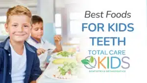best food for kids teeth banner