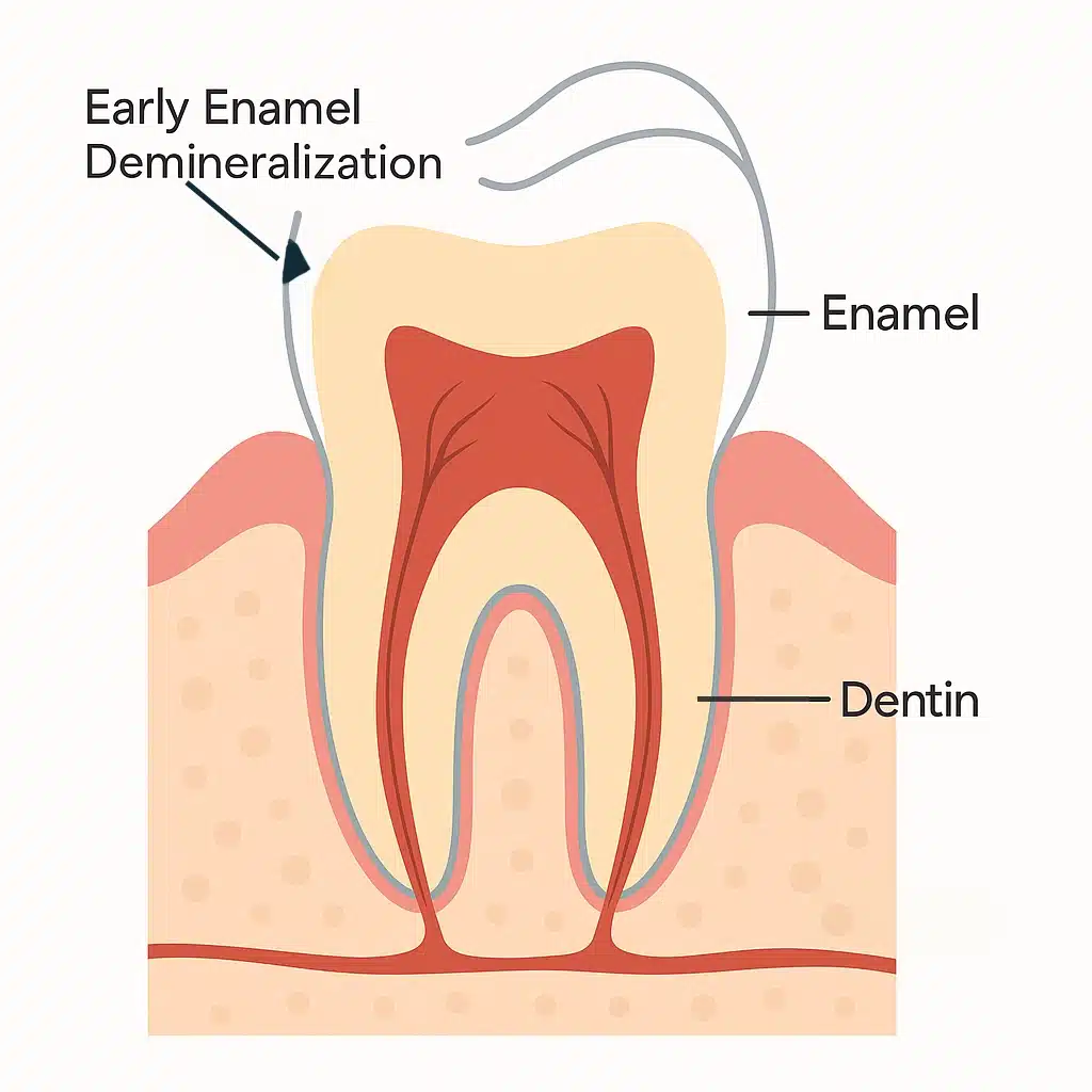 enamel demineralization